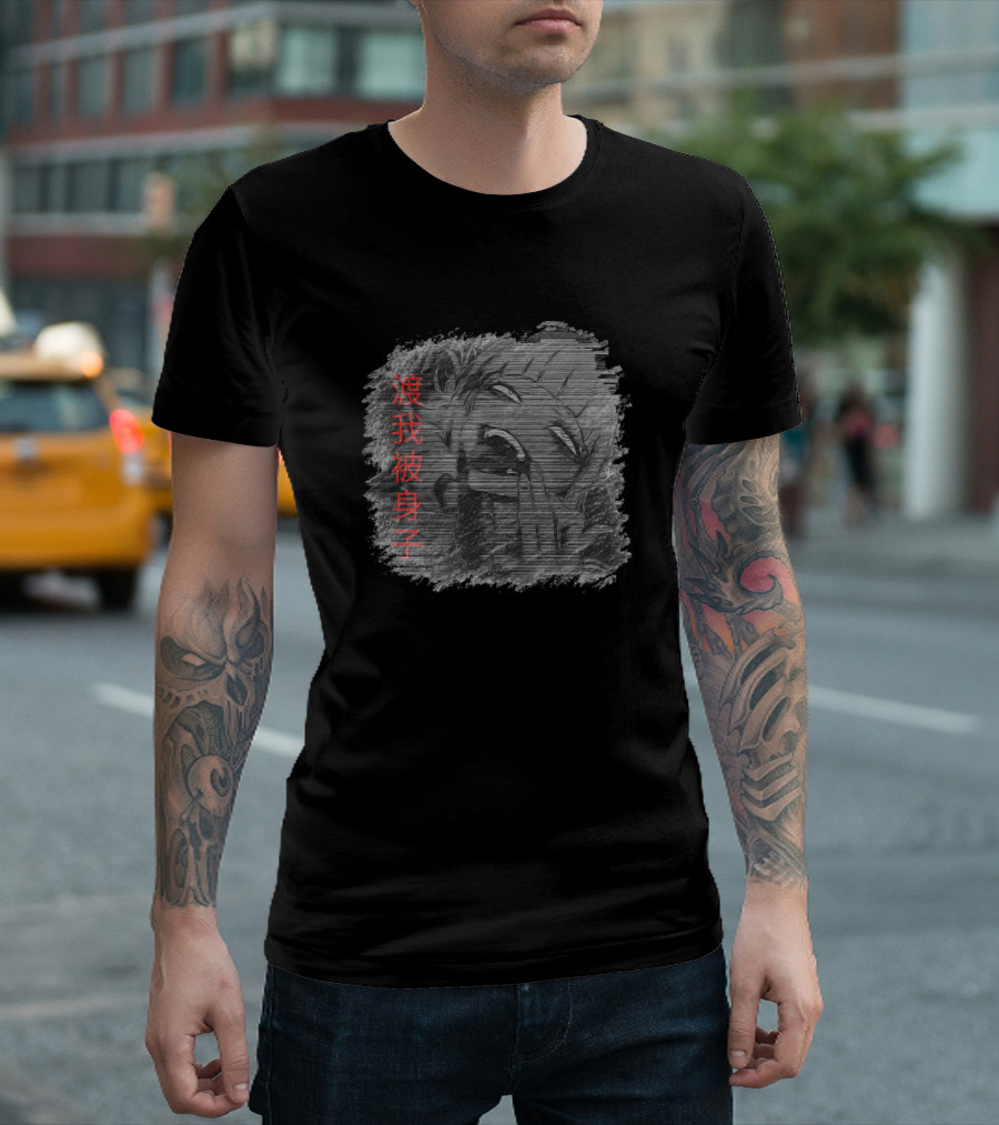 Himiko Toga  Monochrome Sketch Style Anime Character T-Shirt