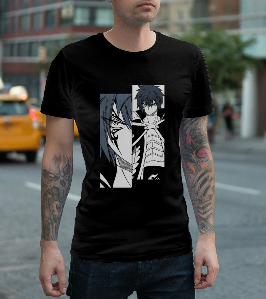 Jellal Fernandes Anime Character Manga Panels T-Shirt