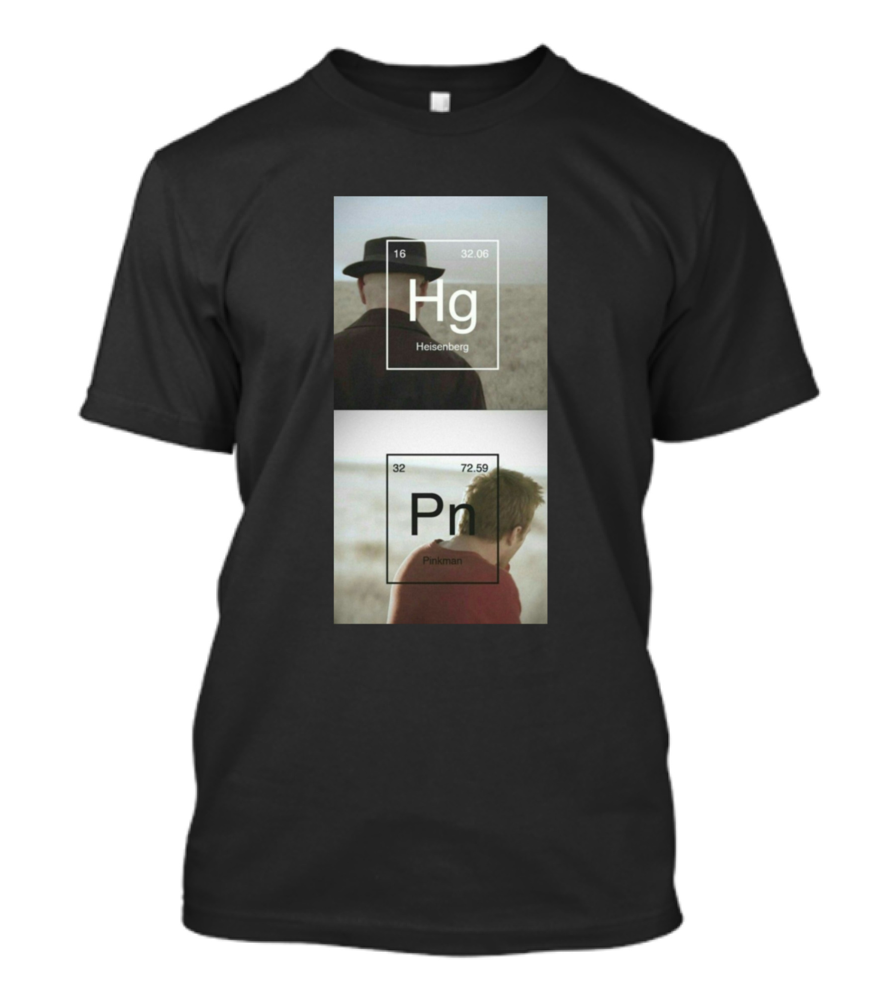 Heisenberg Hg Pinkman Pn Breaking Bad Chemistry Elements T-Shirt