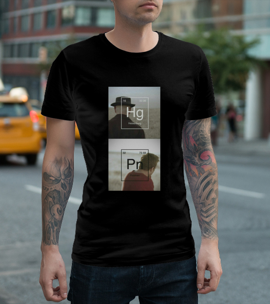 Heisenberg Hg Pinkman Pn Breaking Bad Chemistry Elements T-Shirt