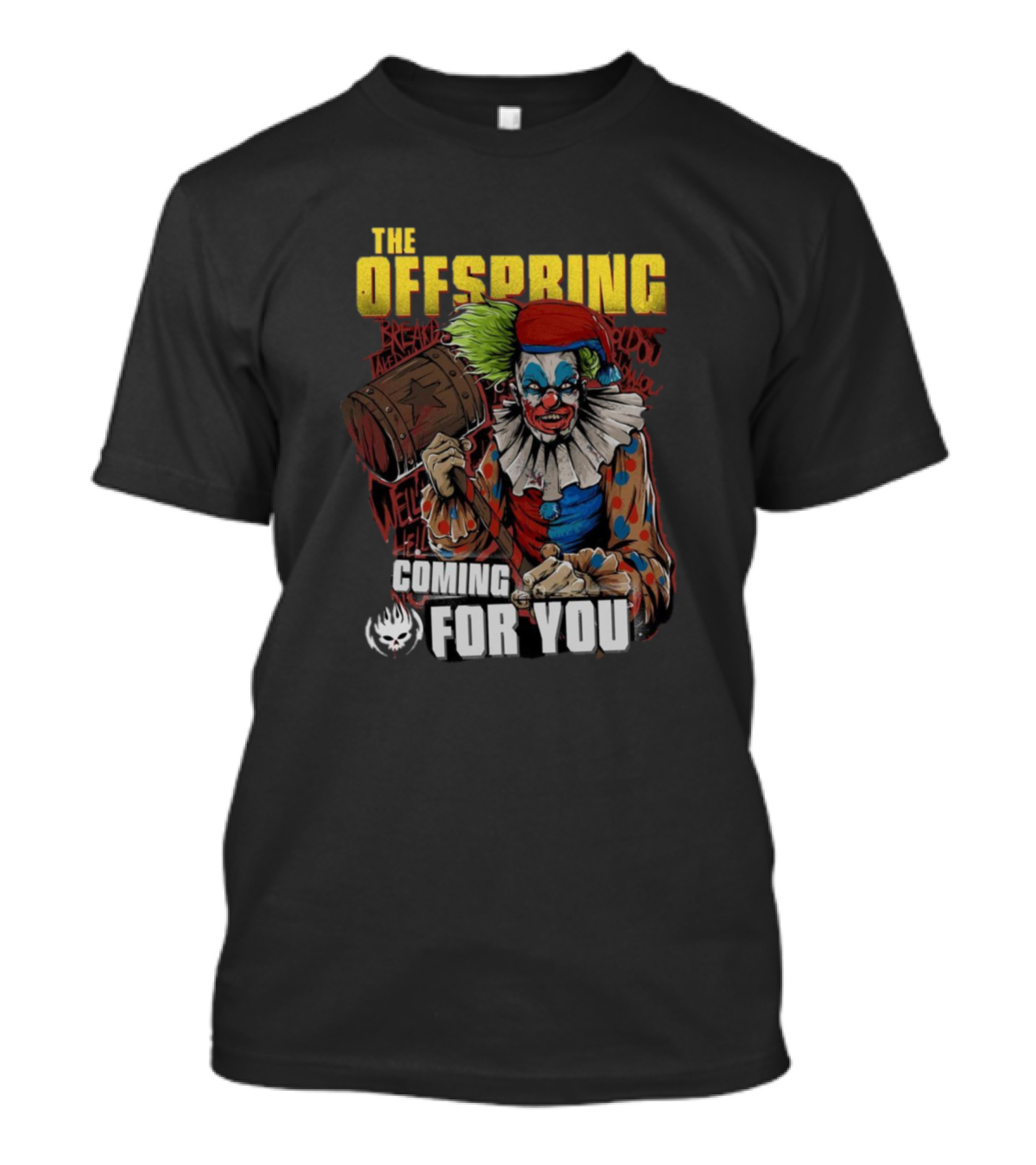 The Offspring Coming For You Creepy Clown T-Shirt