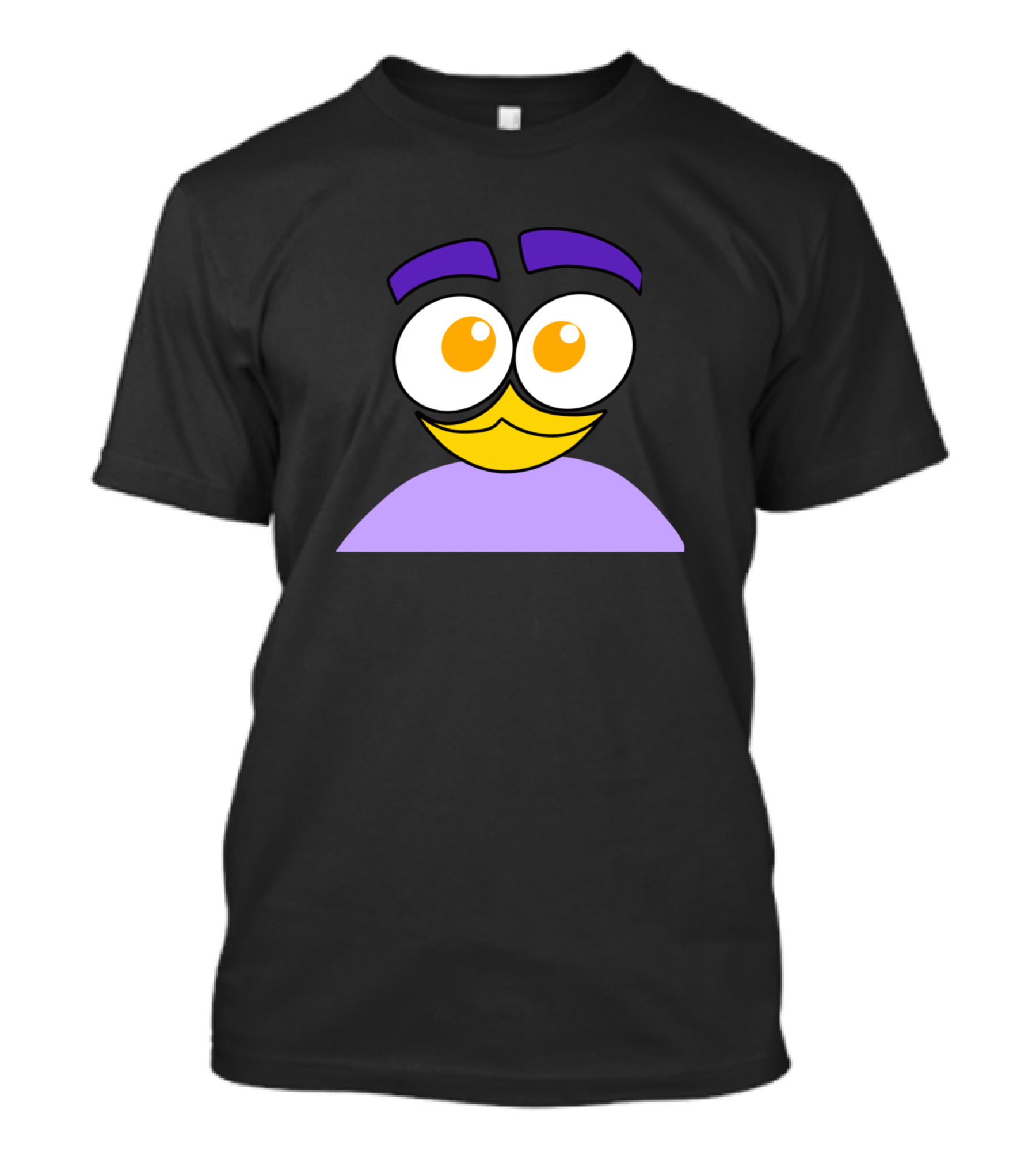 Tiffany Hiro Face Cartoon Character Bold Colors T-Shirt