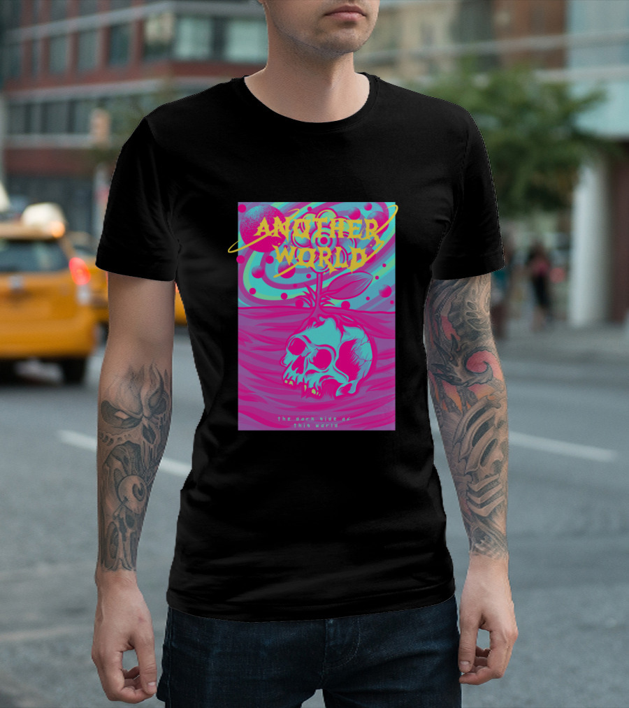 Another World The Worm Wins This World Skull Merchandise T-Shirt