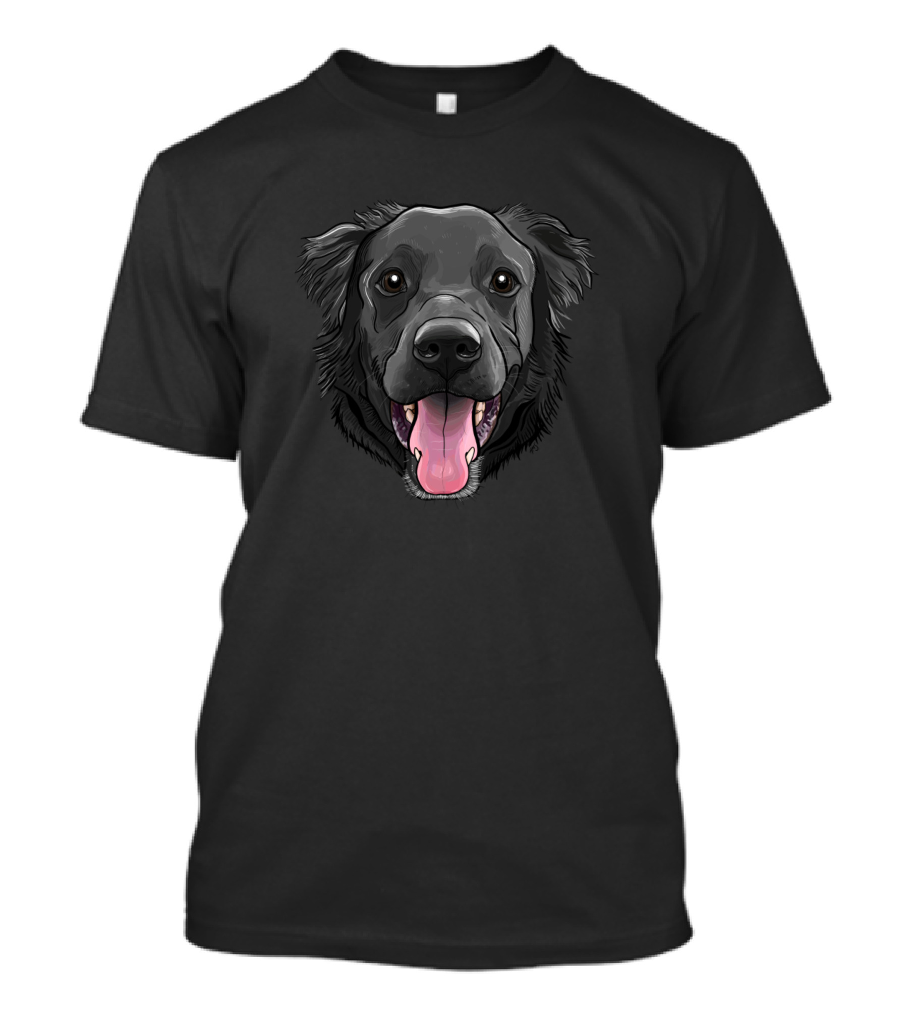 Border Collie Mix Black Dog T-Shirt
