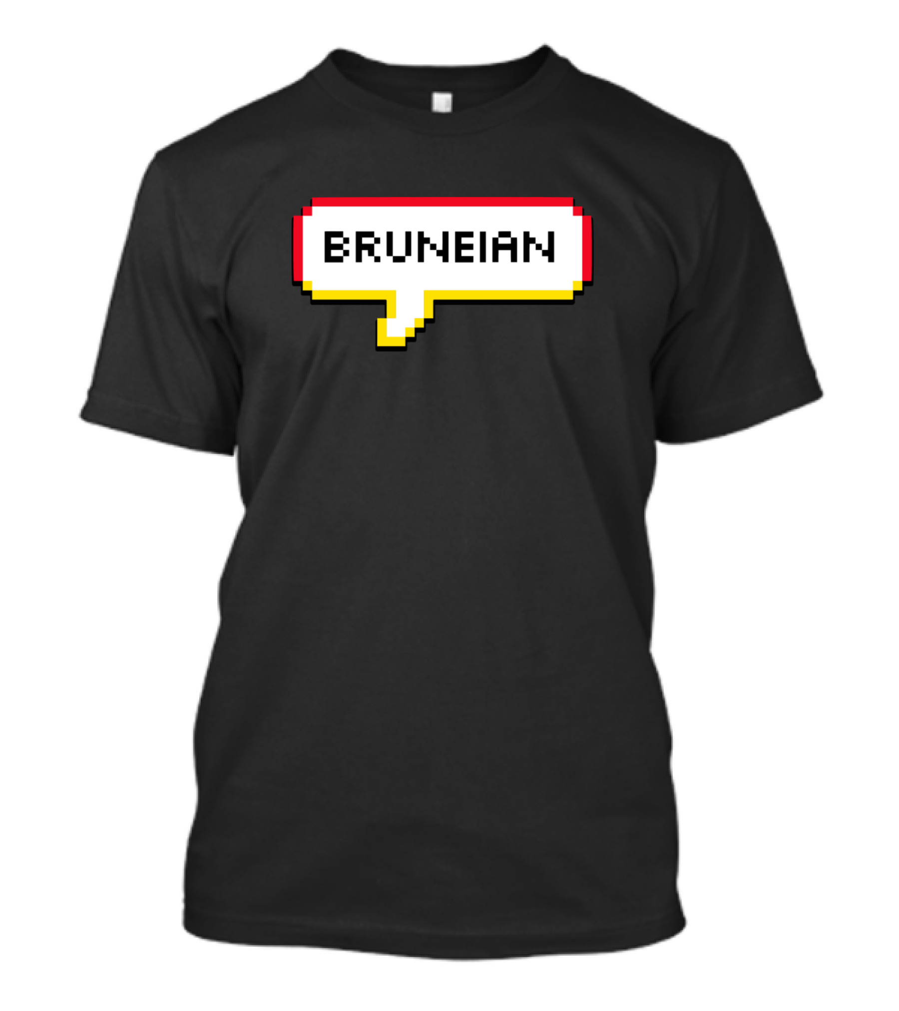 Bruneian Pixel Speech Bubble T-Shirt