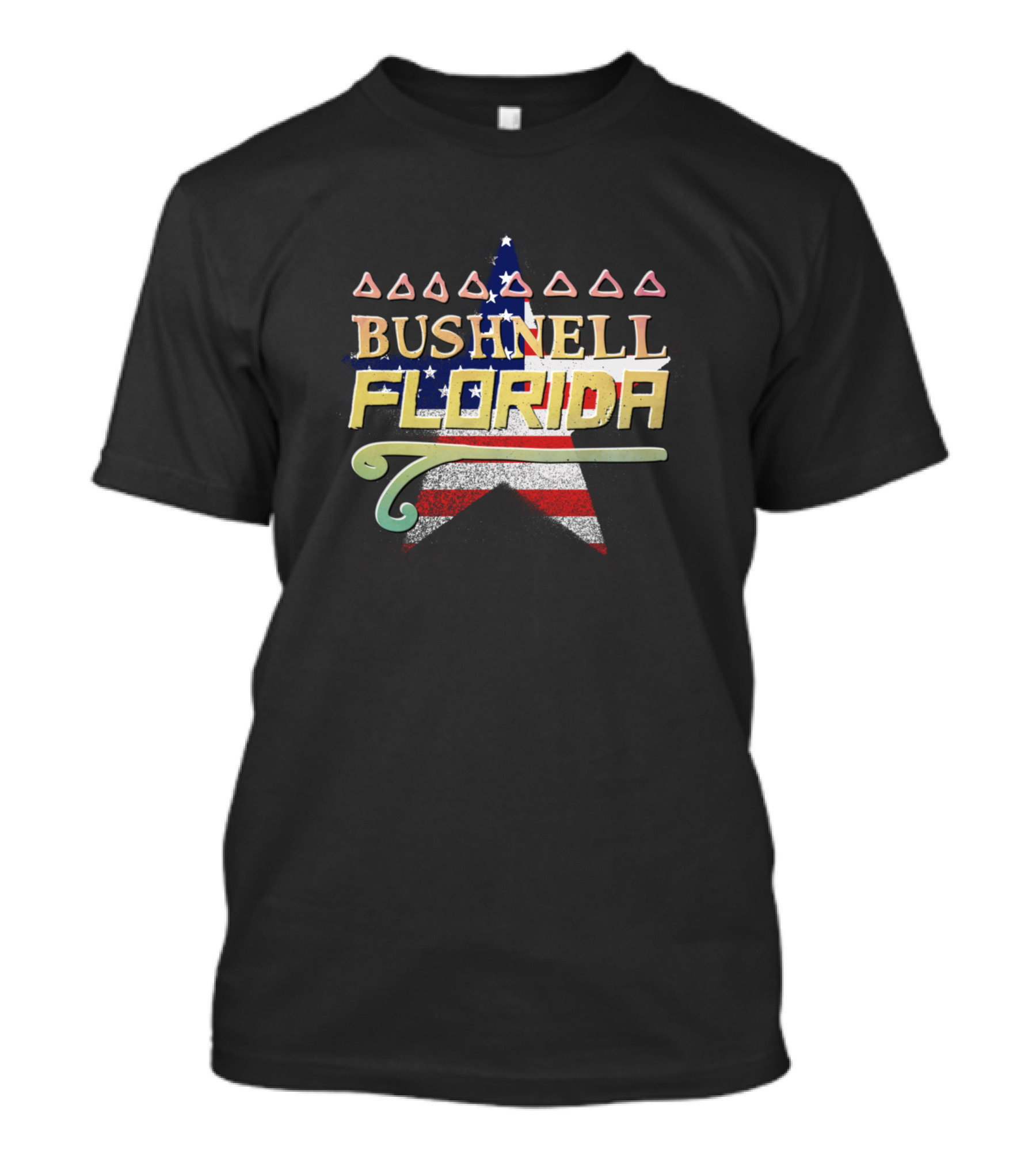 Bushnell Florida American Star Triangles T-Shirt