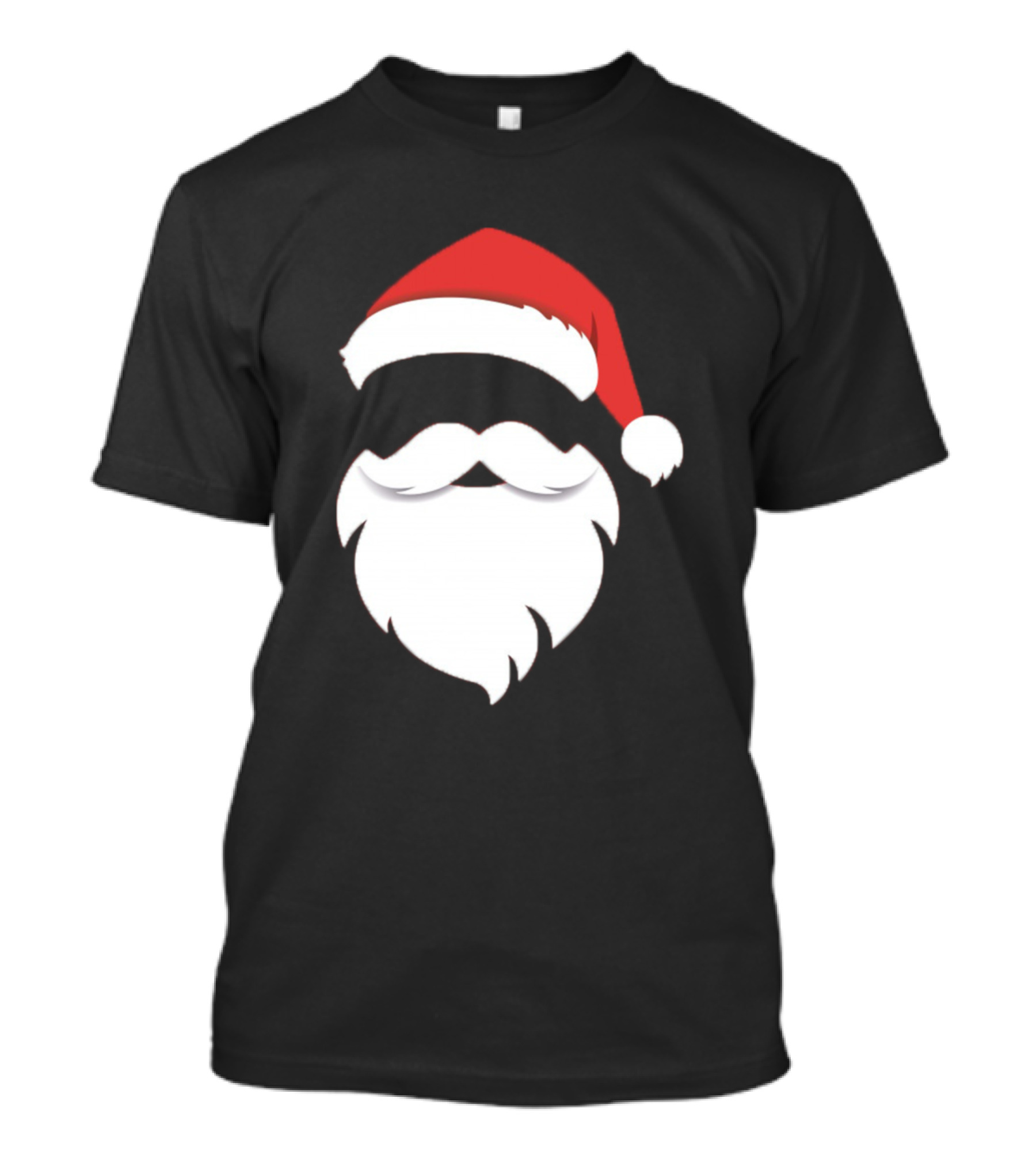 Christmas Santa Claus Hat Beard T-Shirt