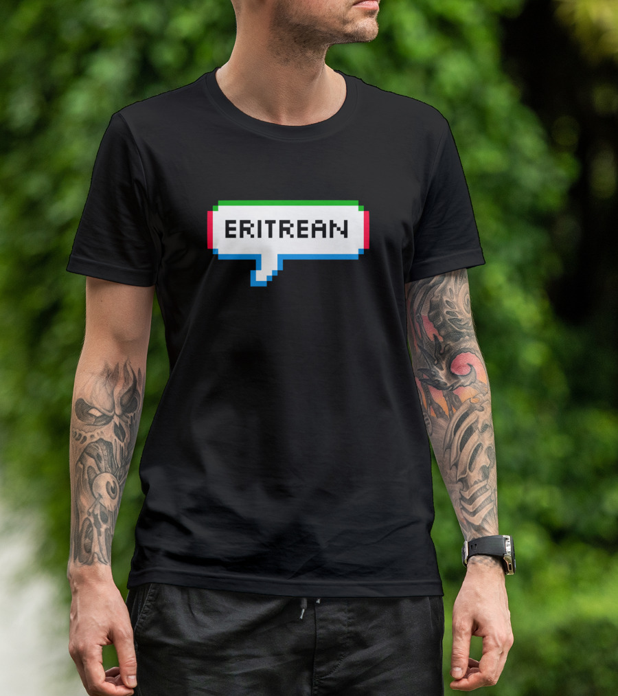 Eritrean Pixel Speech Bubble T-Shirt