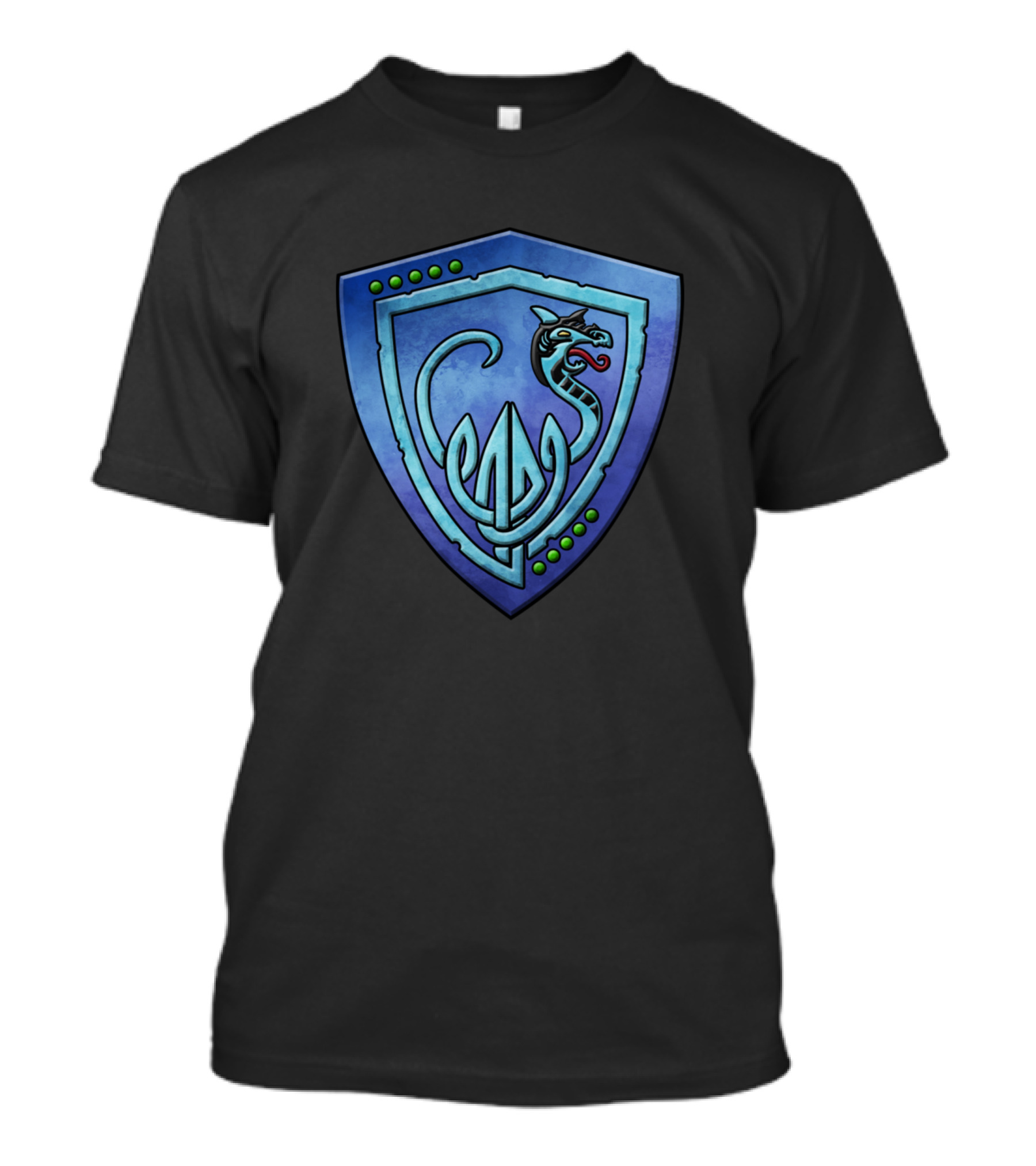 Free Rasalhague Republic Emblem Nordic Dragon Shield T-Shirt