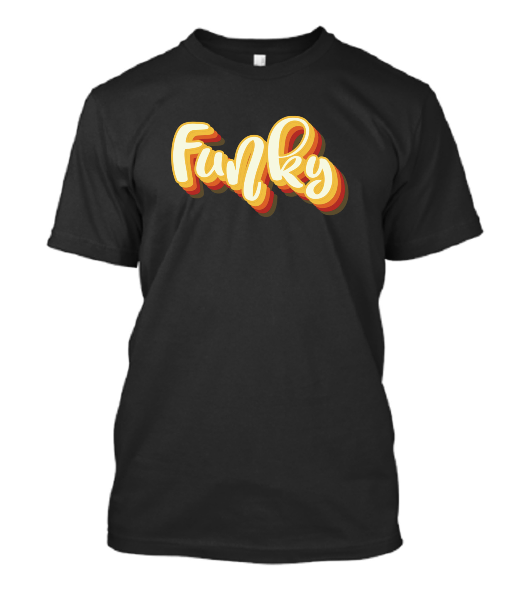 Funky Retro 70s Style Typography T-Shirt