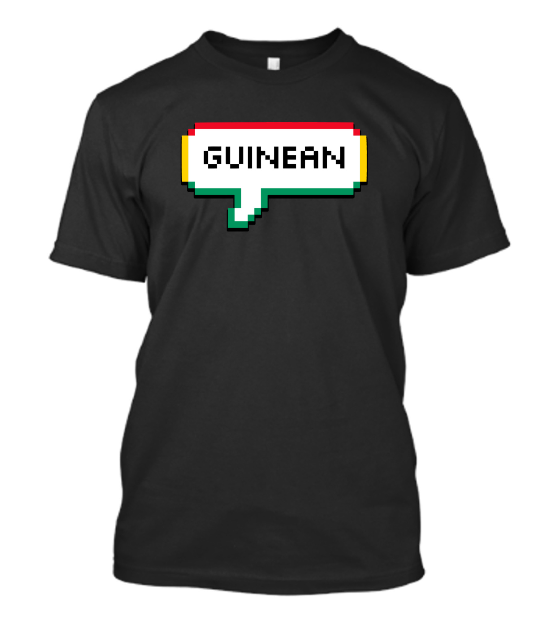Guinean Pixel Speech Bubble T-Shirt