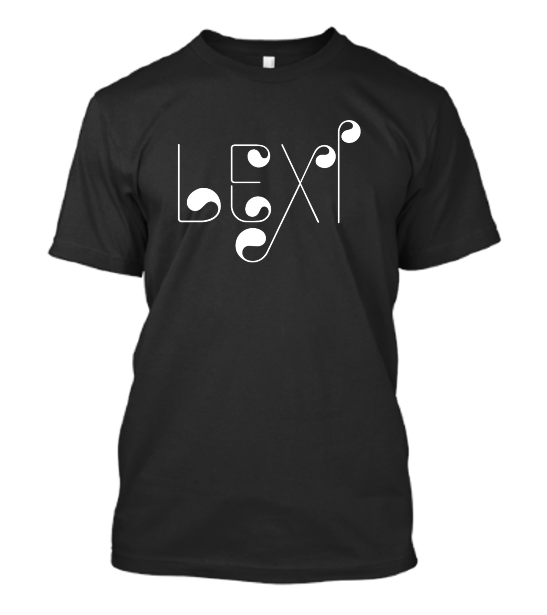 Lexi Modern Geometric Typography T-Shirt