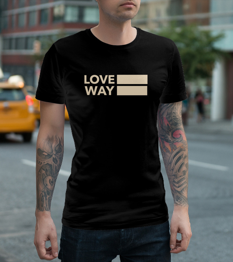 LOVE WAY Equality Symbol Simple T-Shirt