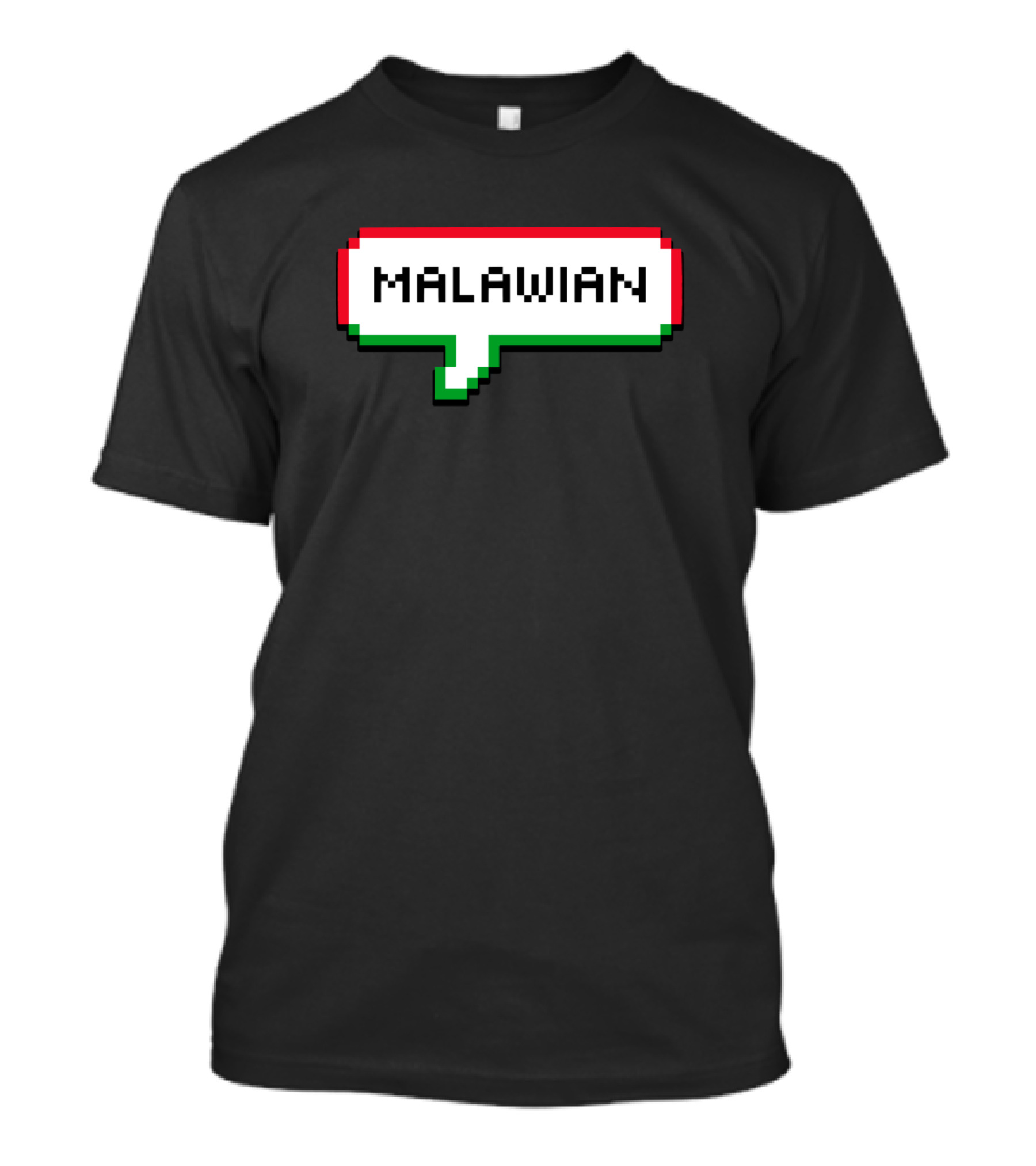 Malawian Malawi Pixel Speech Bubble T-Shirt