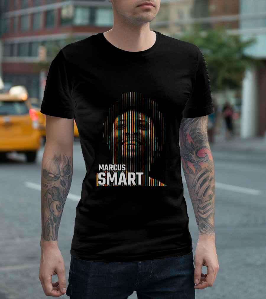 Marcus Smart Vertical Stripes T-Shirt