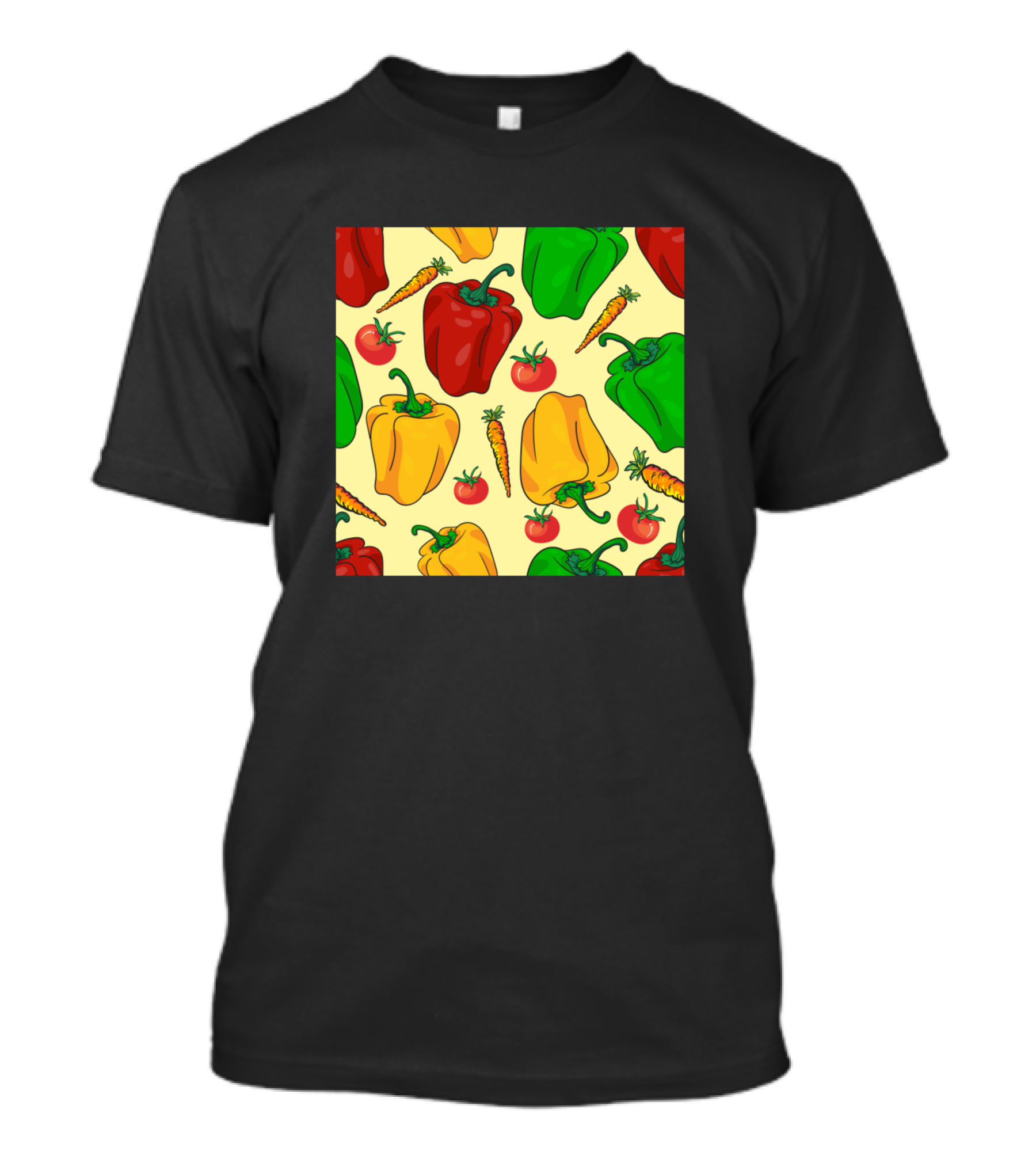 Vegetables Neck Gaiter Gardener Face Mask Bandana Pepper Tomato Carrot T-Shirt