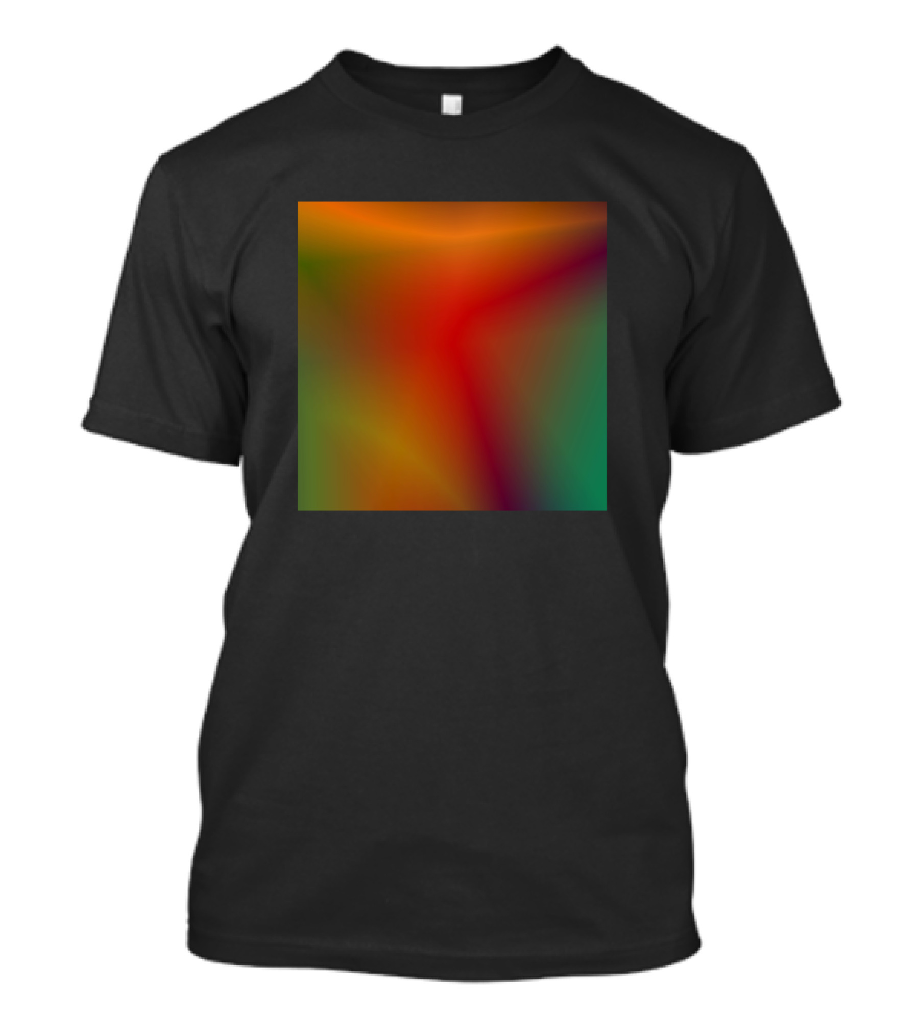Blue Red Green Purple Pink Texture Gradient T-Shirt