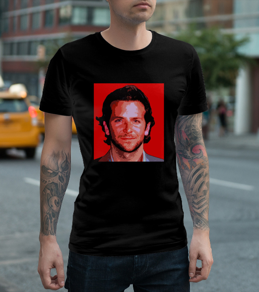 Bradley Cooper Red Pop T-Shirt