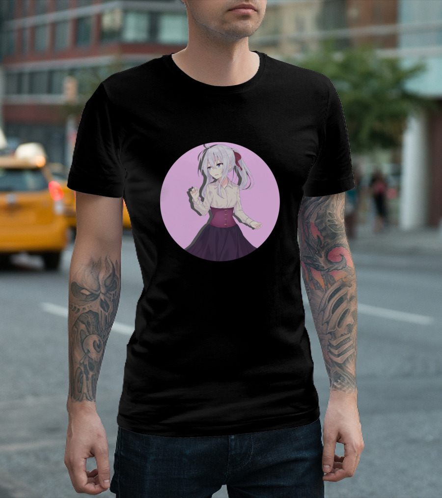 Elaina the Wandering Witch Anime Character Illustration Journey T-Shirt
