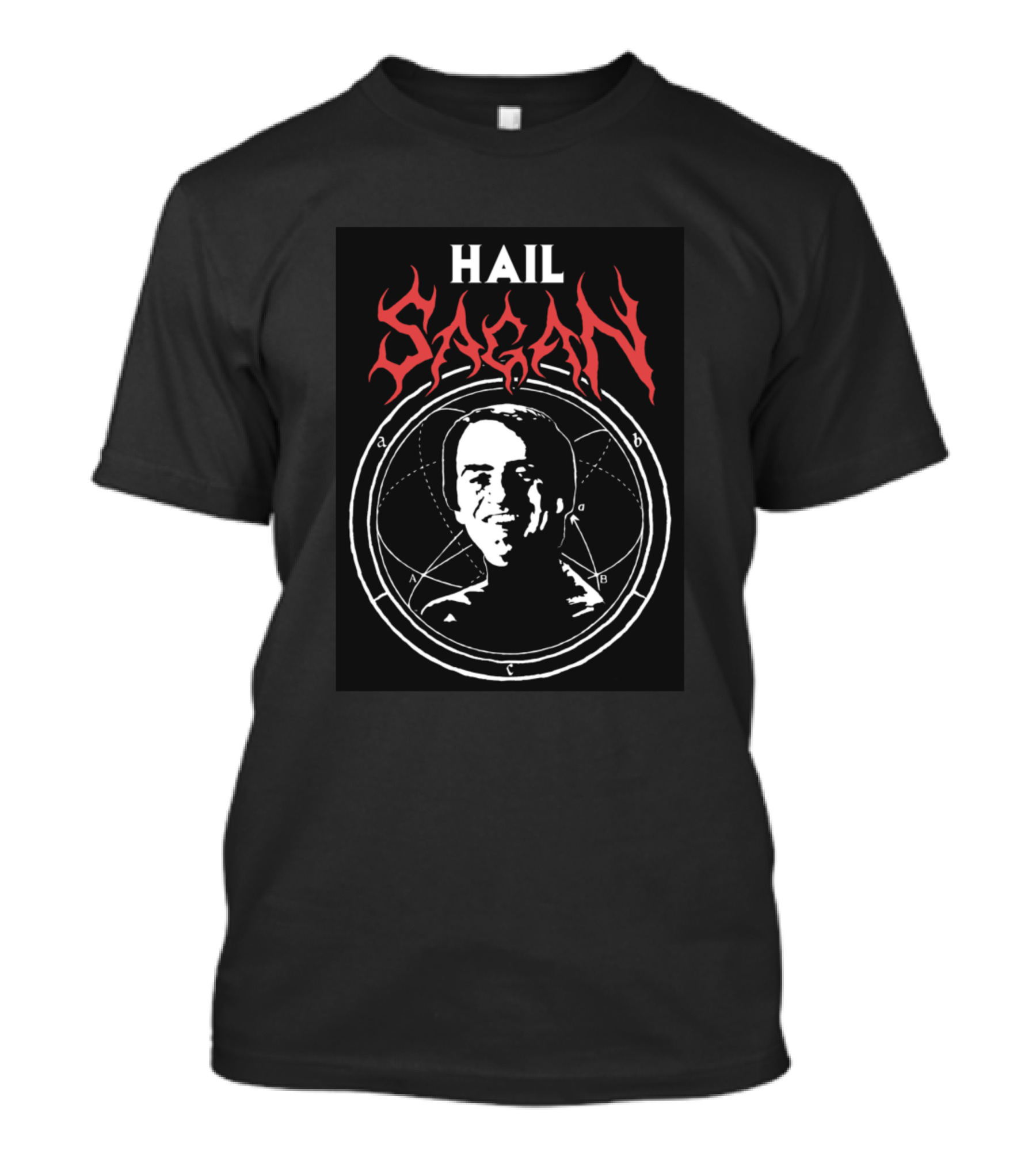 Hail Sagan Occult Science Fusion With Astrological Symbolism T-Shirt