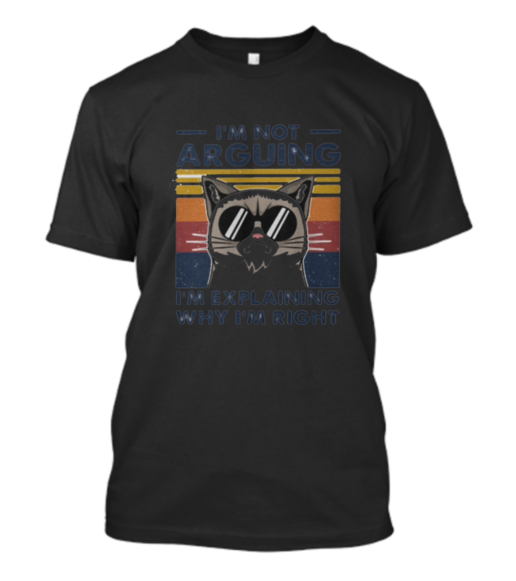 I'm Not Arguing Cool Cat Explaining Why I'm Right T-Shirt