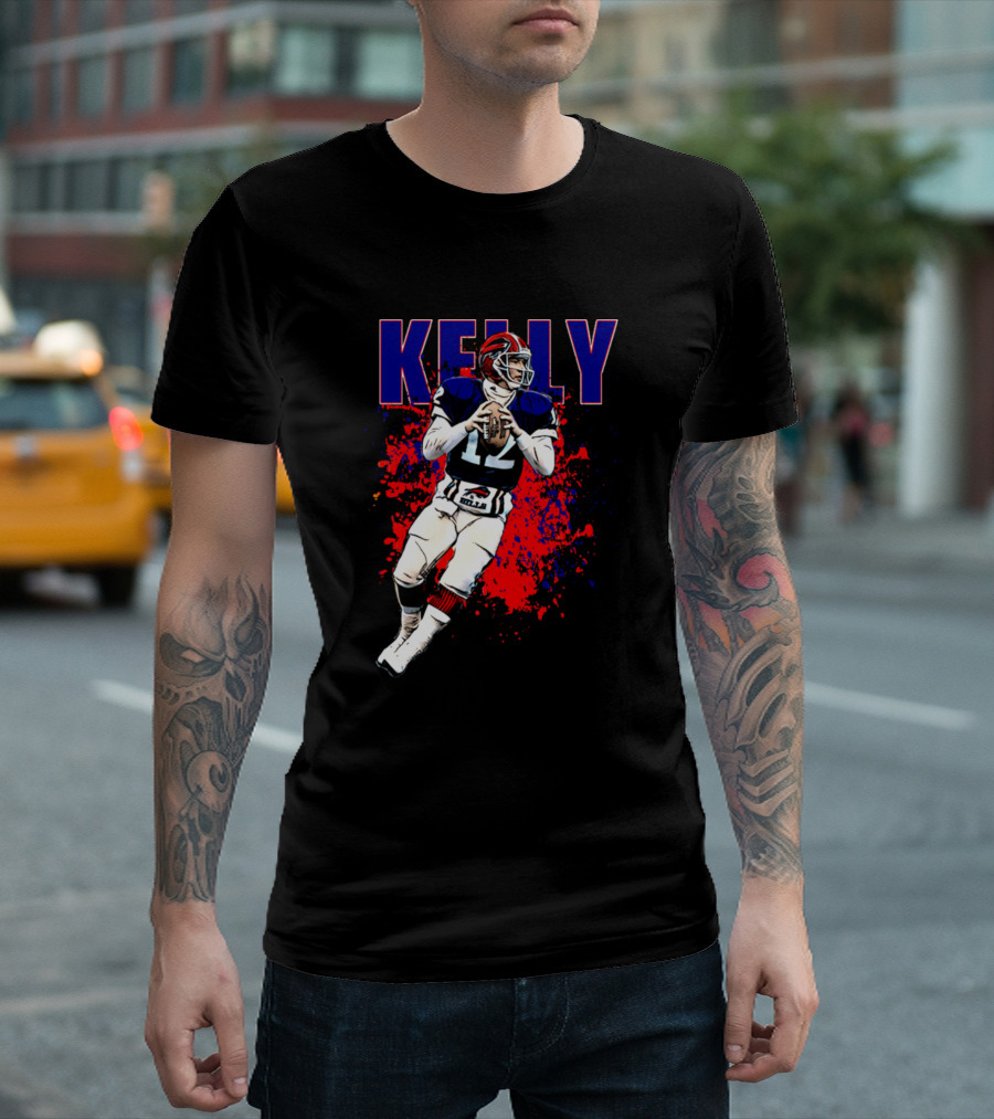 Kelly 12 Football Legend Sports T-Shirt