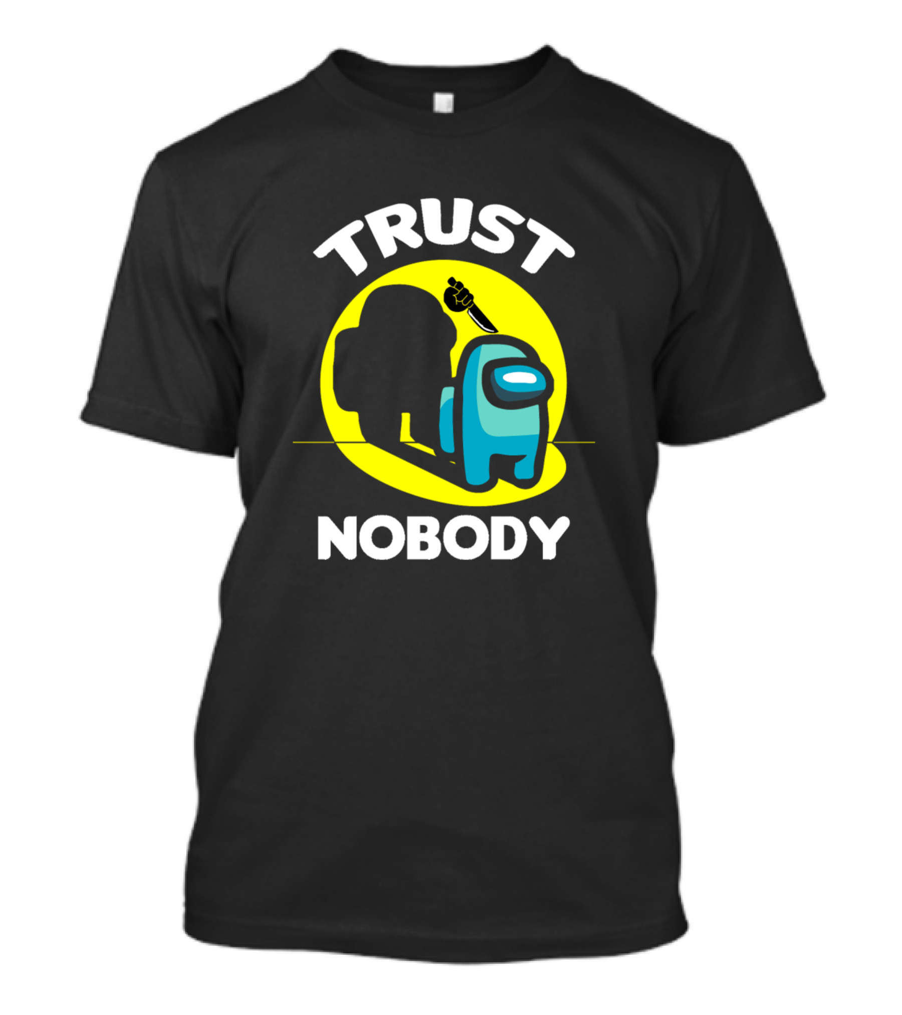 Trust Nobody Among Us Crewmate Shadow Knife T-Shirt