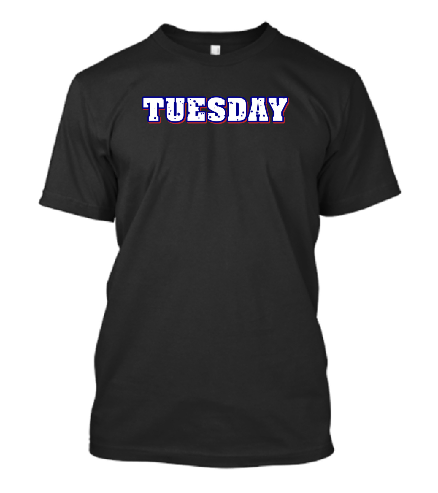Tuesday Days Typography Printing T-Shirt