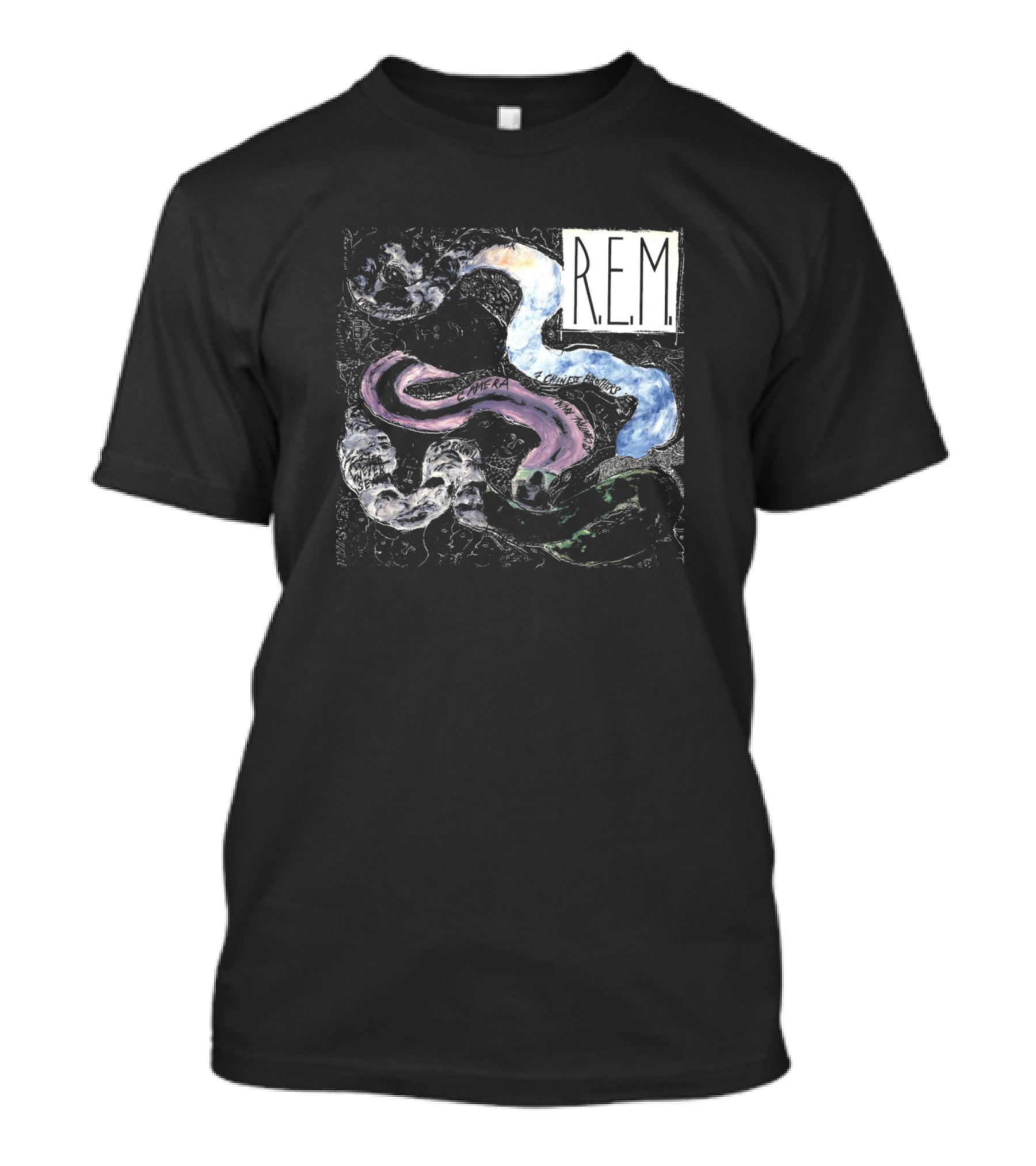 R.E.M. Murmur Album Cover Artwork Serpentine T-Shirt