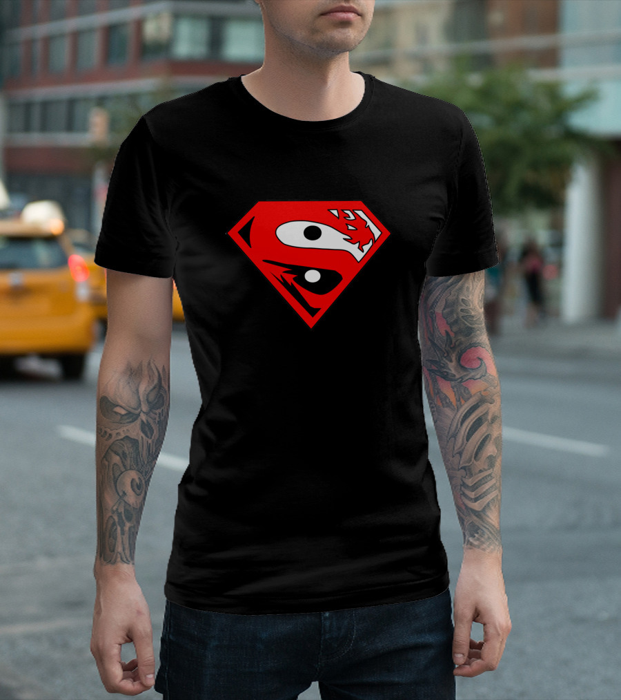 Superman Yin Yang Dragon T-Shirt