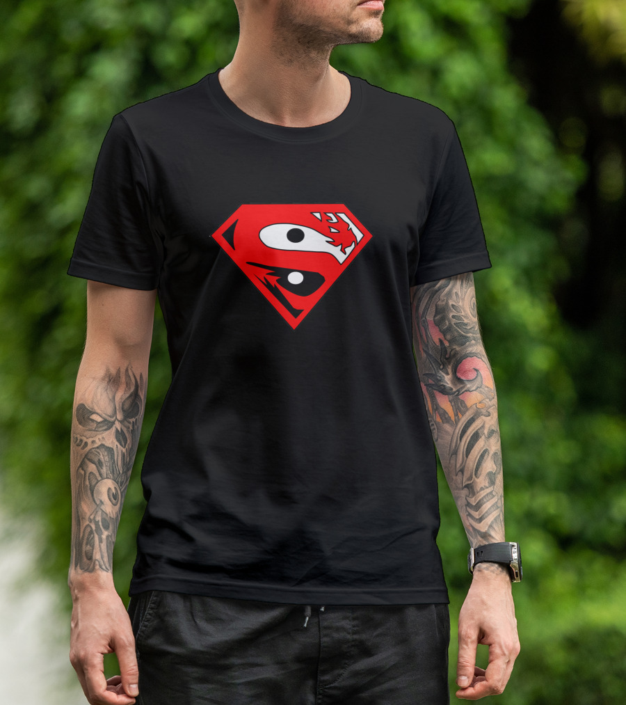Superman Yin Yang Dragon T-Shirt