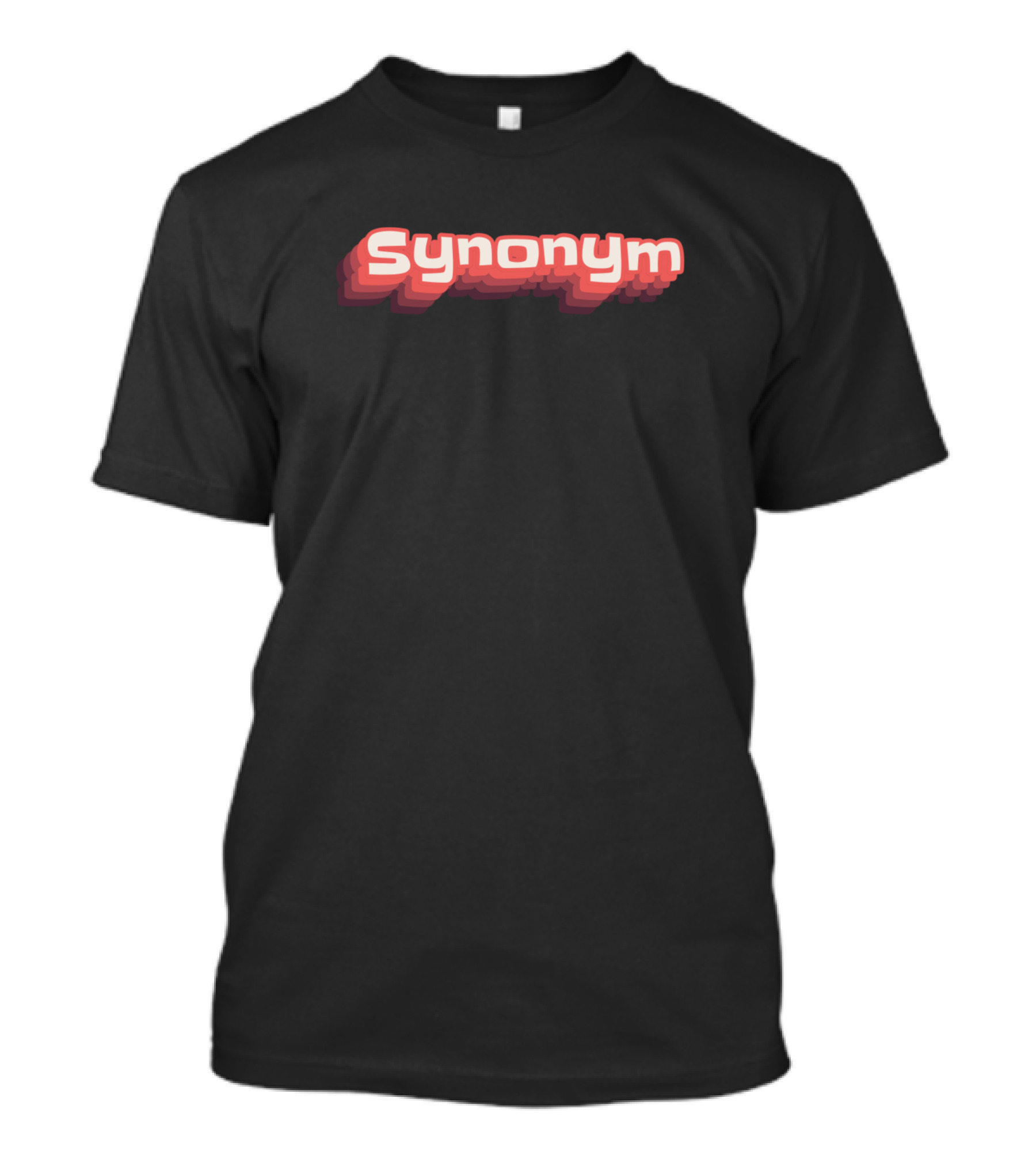 Synonym Retro 3D Text T-Shirt