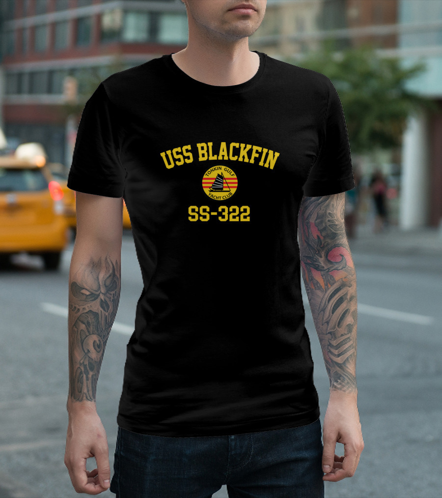 USS Blackfin SS-322 Tonkin Gulf Yacht Club T-Shirt