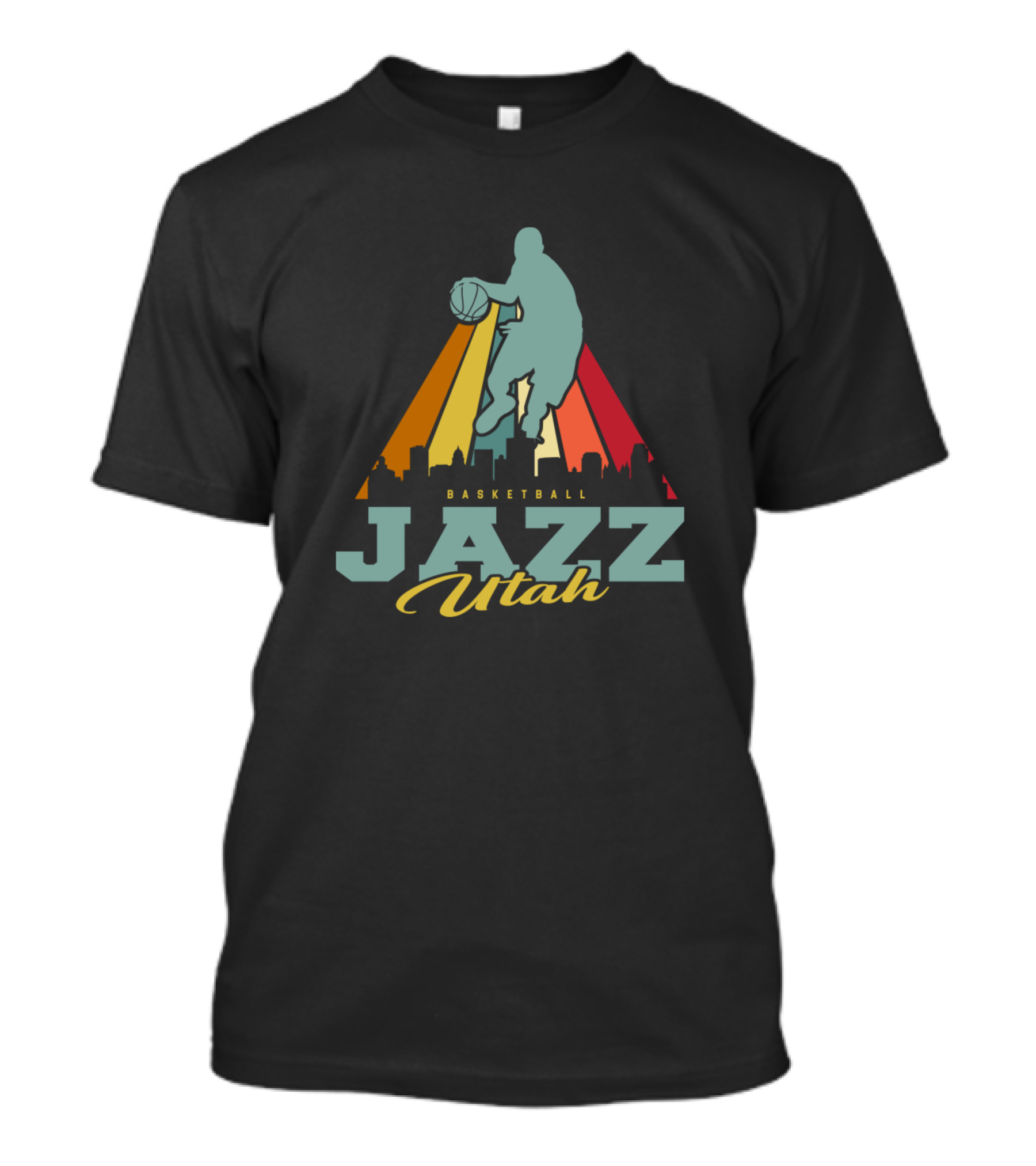 JAZZ Utah Basketball Skyline T-Shirt