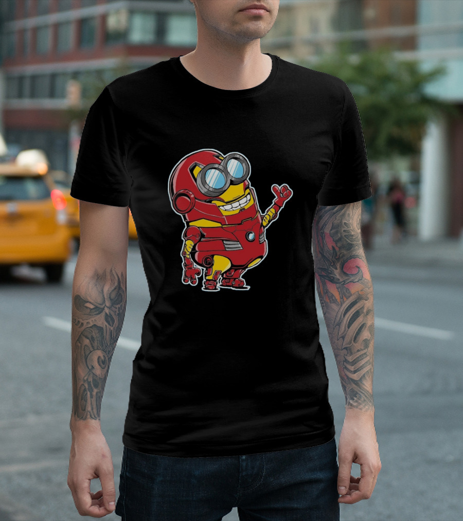 Alu Minion Iron Armor Humorous Mashup T-Shirt