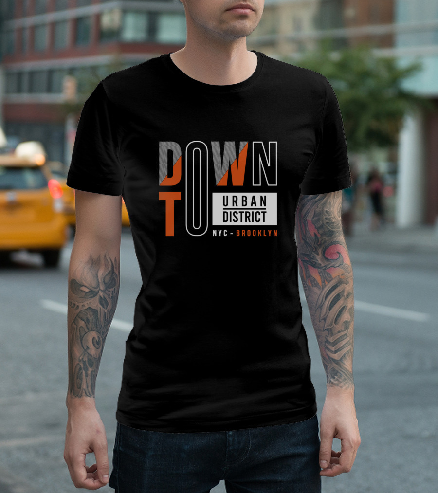 DOWN TOWN URBAN DISTRICT NYC BROOKLYN T-Shirt