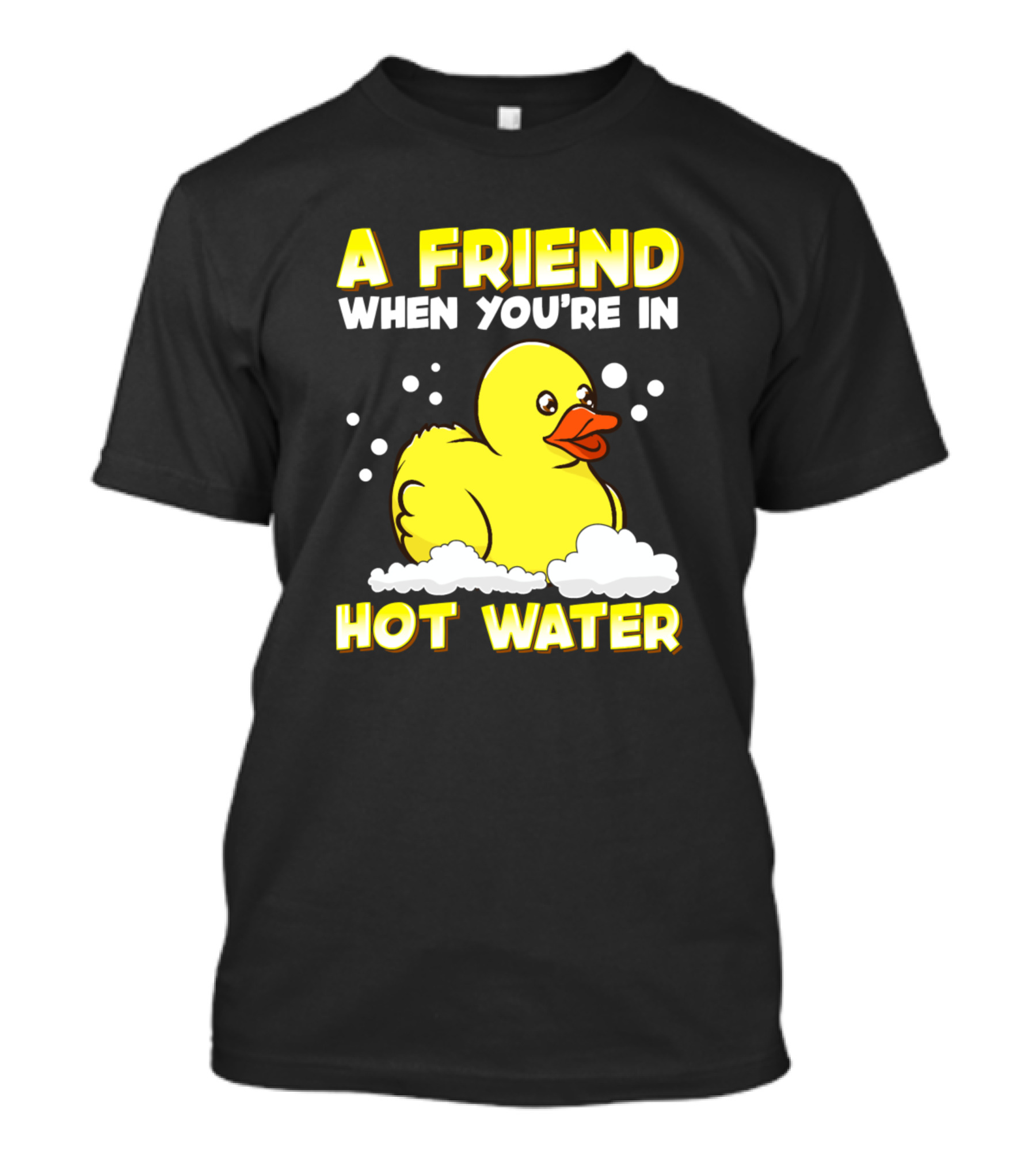 A Friend When You're In Hot Water Cute Baby Duck T-Shirt