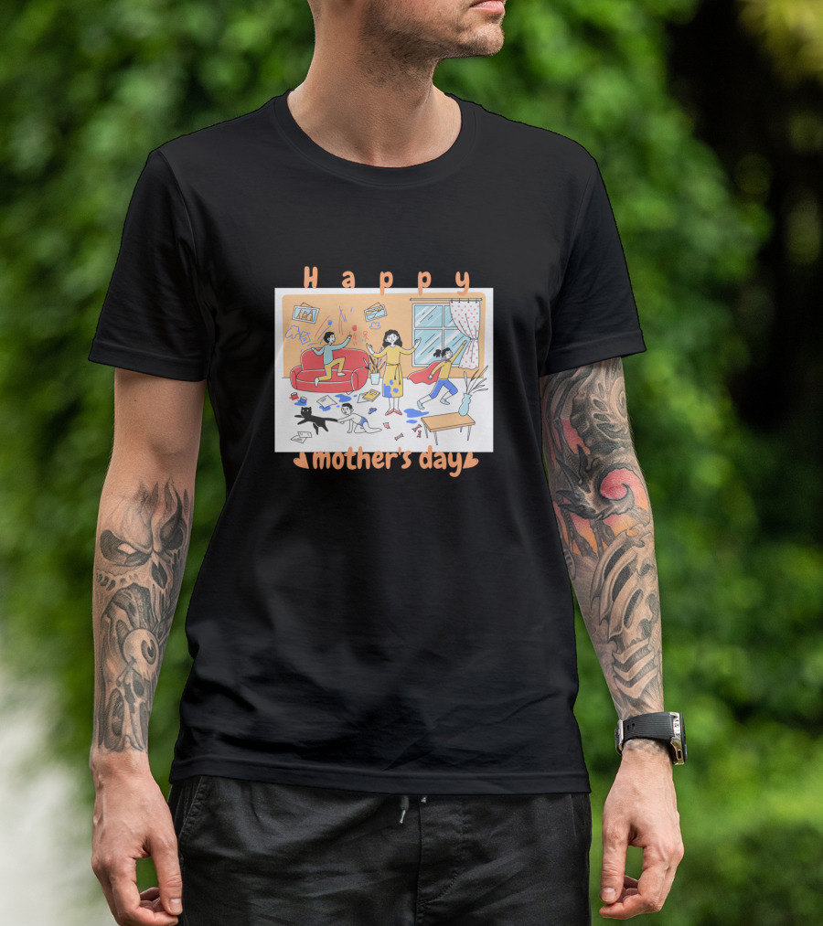 Happy Mother’s Day Calm Mom Amidst Chaos T-Shirt