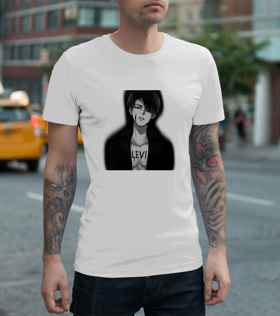 Levi Attack on Titan Anime Character Manga T-Shirt