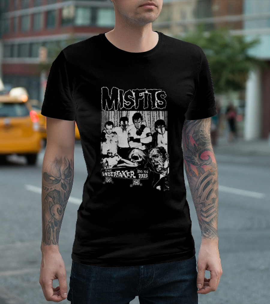 Misfits The Undertaker and His Pals Horror Punk T-Shirt