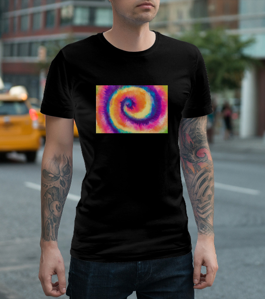 Rainbow Spiral Tie Dye T-Shirt