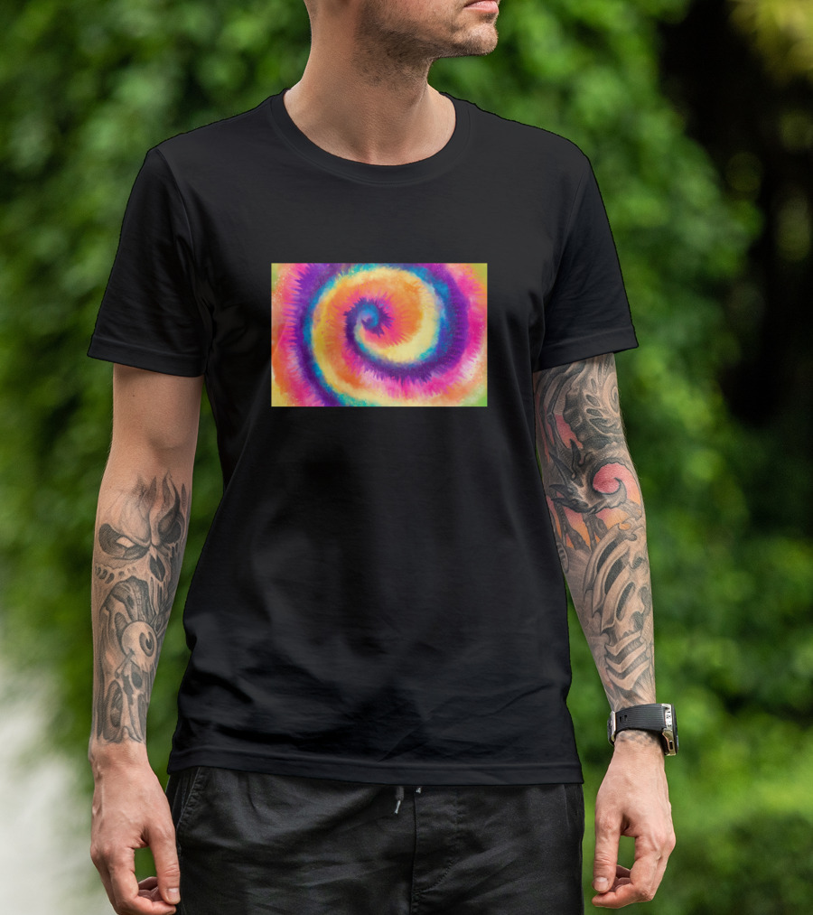 Rainbow Spiral Tie Dye T-Shirt