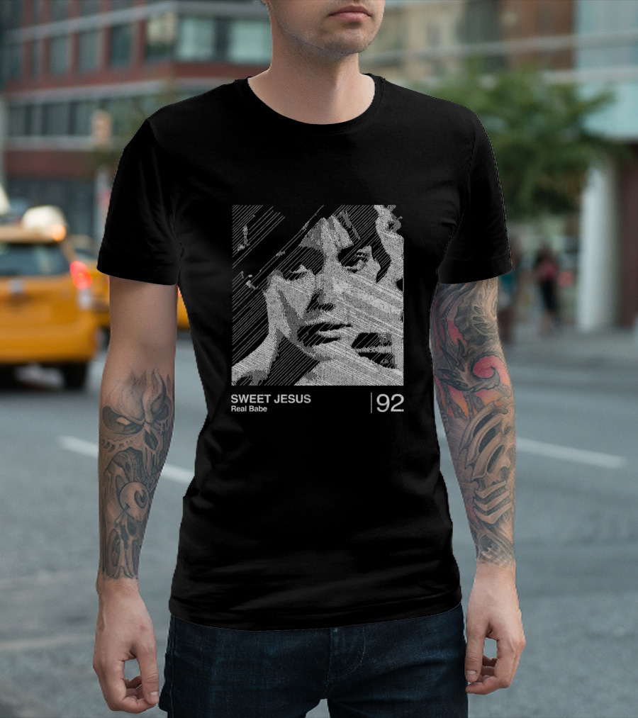 Sweet Jesus Real Babe 92 Dreampop Minimalist T-Shirt