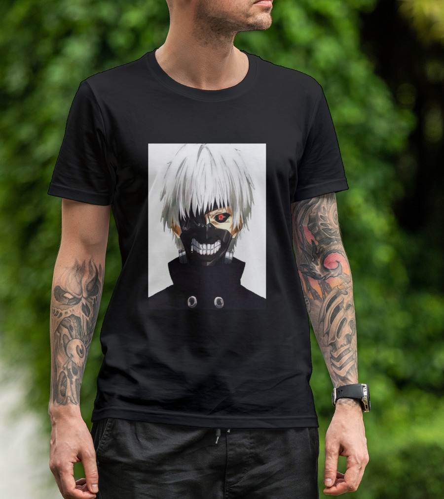 Tokyo Ghoul Anime Manga Series Kaneki Ken Masked Character T-Shirt