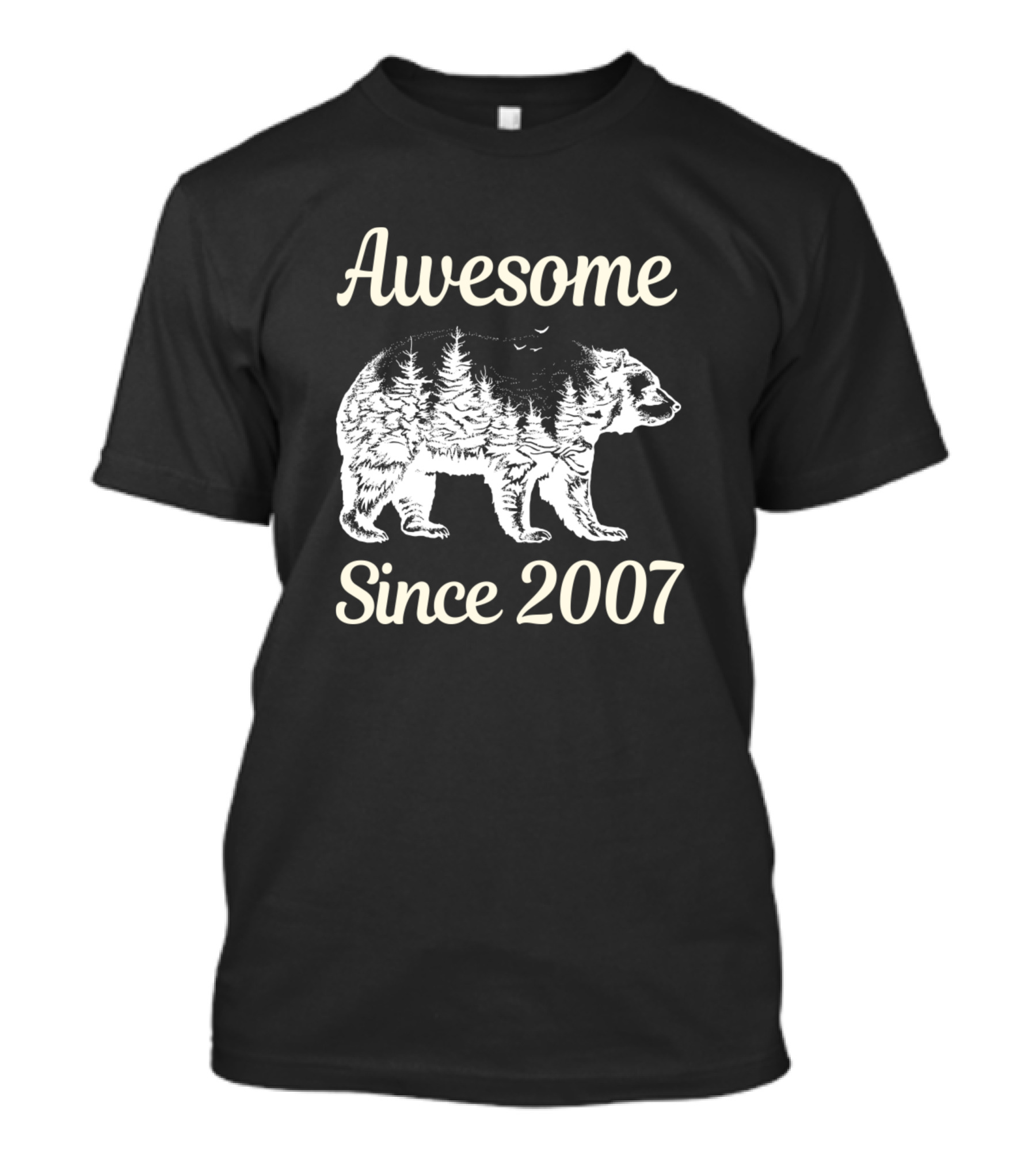 Awesome Bear Since 2007 T-Shirt