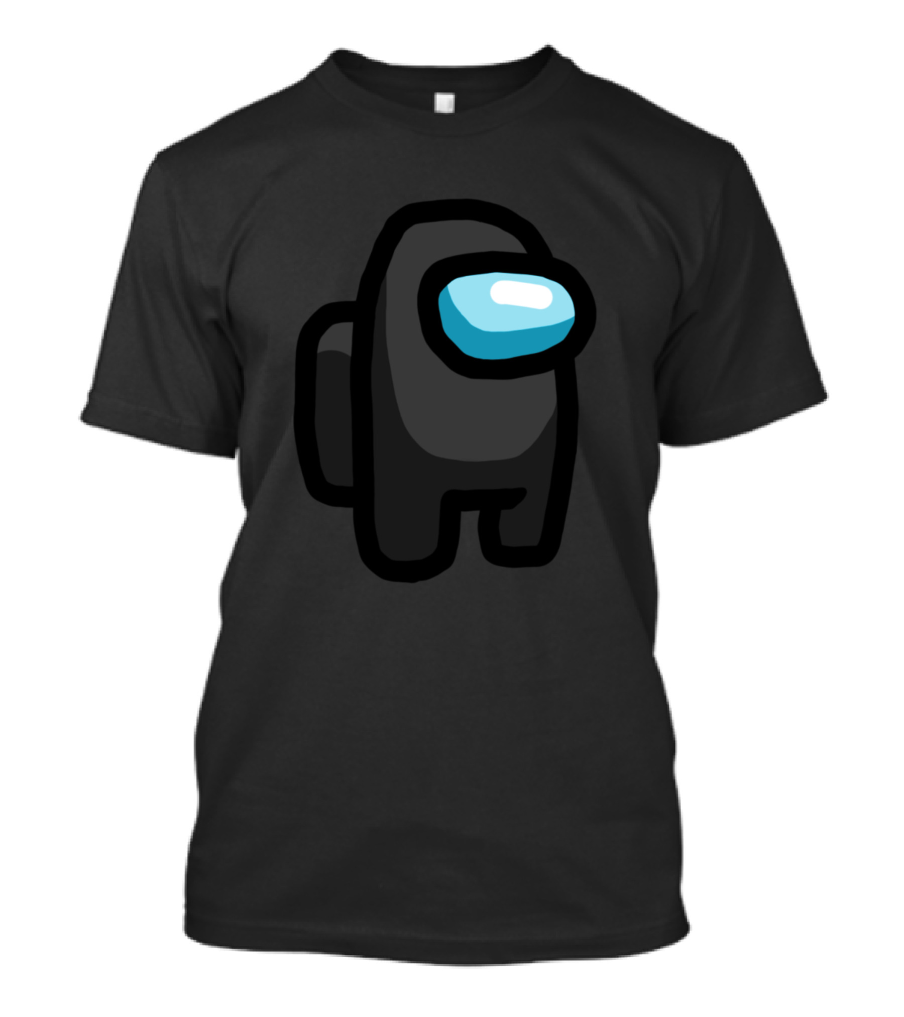 Among Us Impostor Black Crewmate Game Character T-Shirt