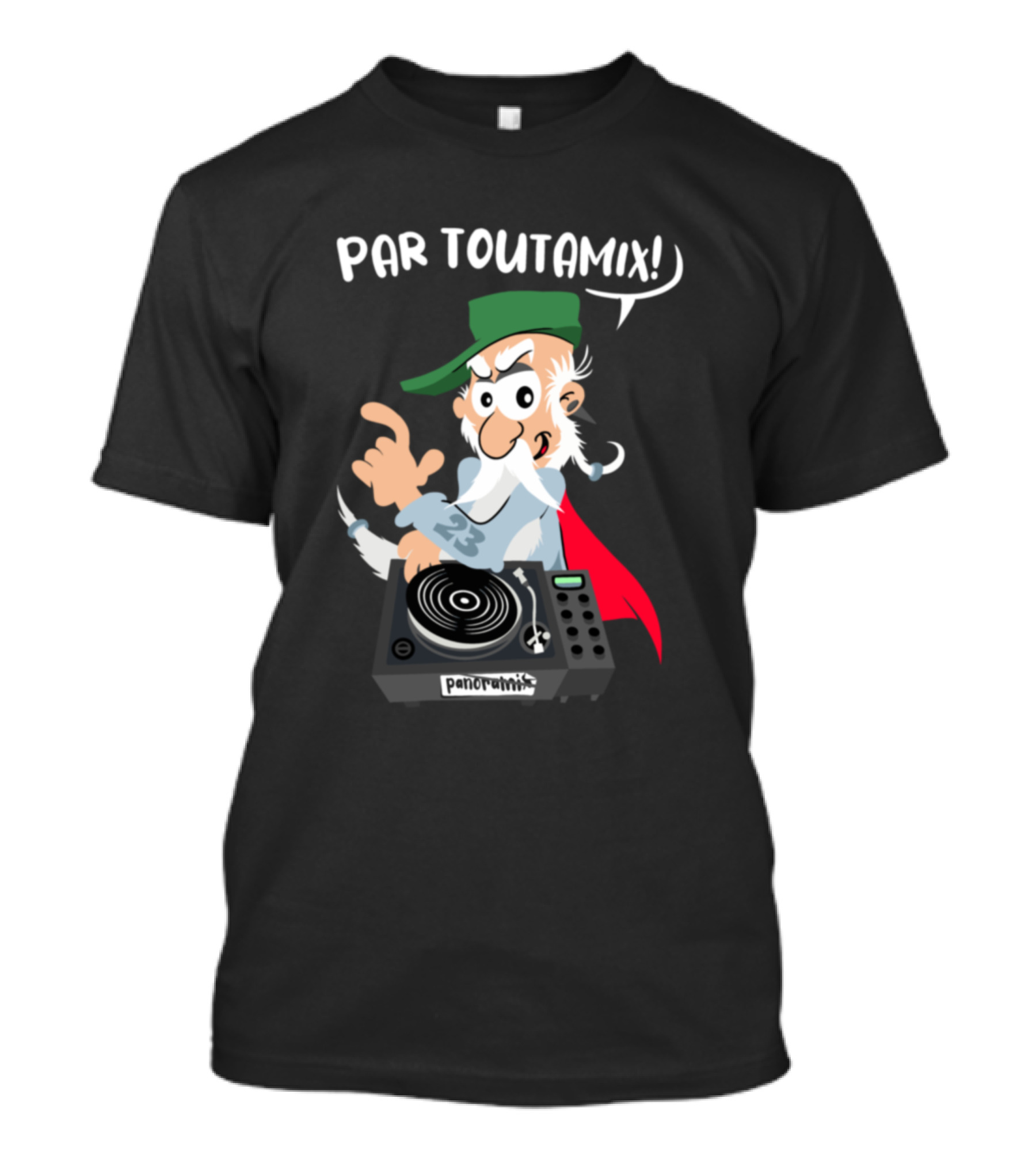 Par Toutamix Panoramix DJ Character T-Shirt