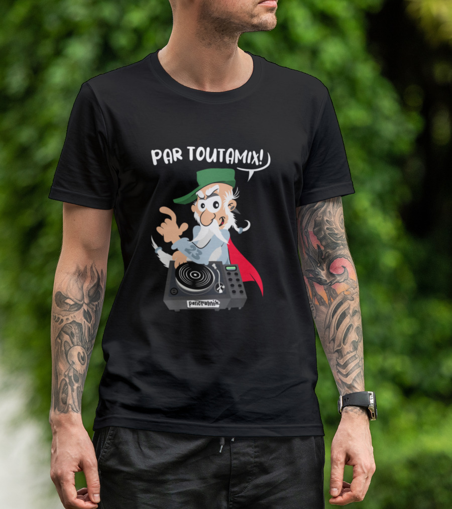 Par Toutamix Panoramix DJ Character T-Shirt