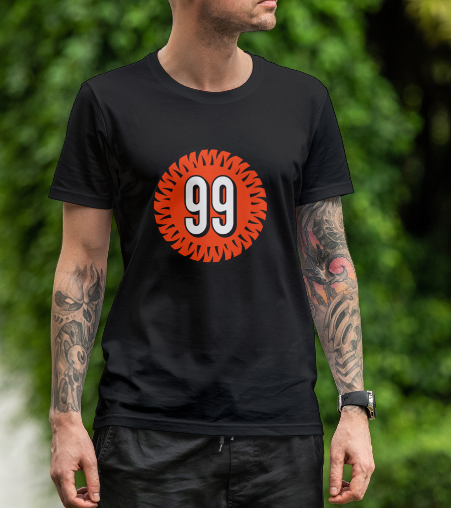 Christian Covington 99 Football Badge T-Shirt