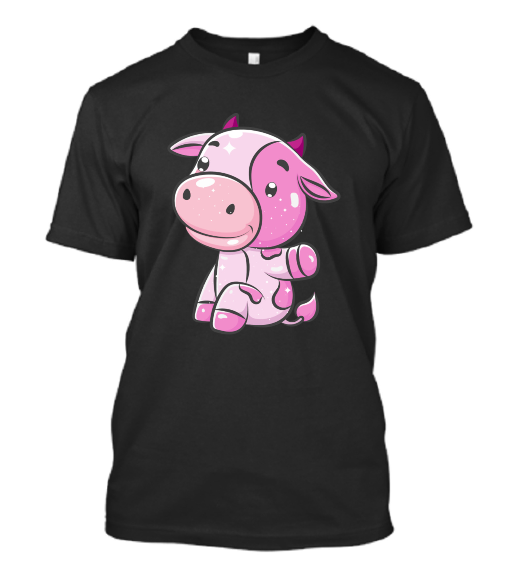 Cows Funny Baby Strawberry Cow Cartoon 774 Farming T-Shirt